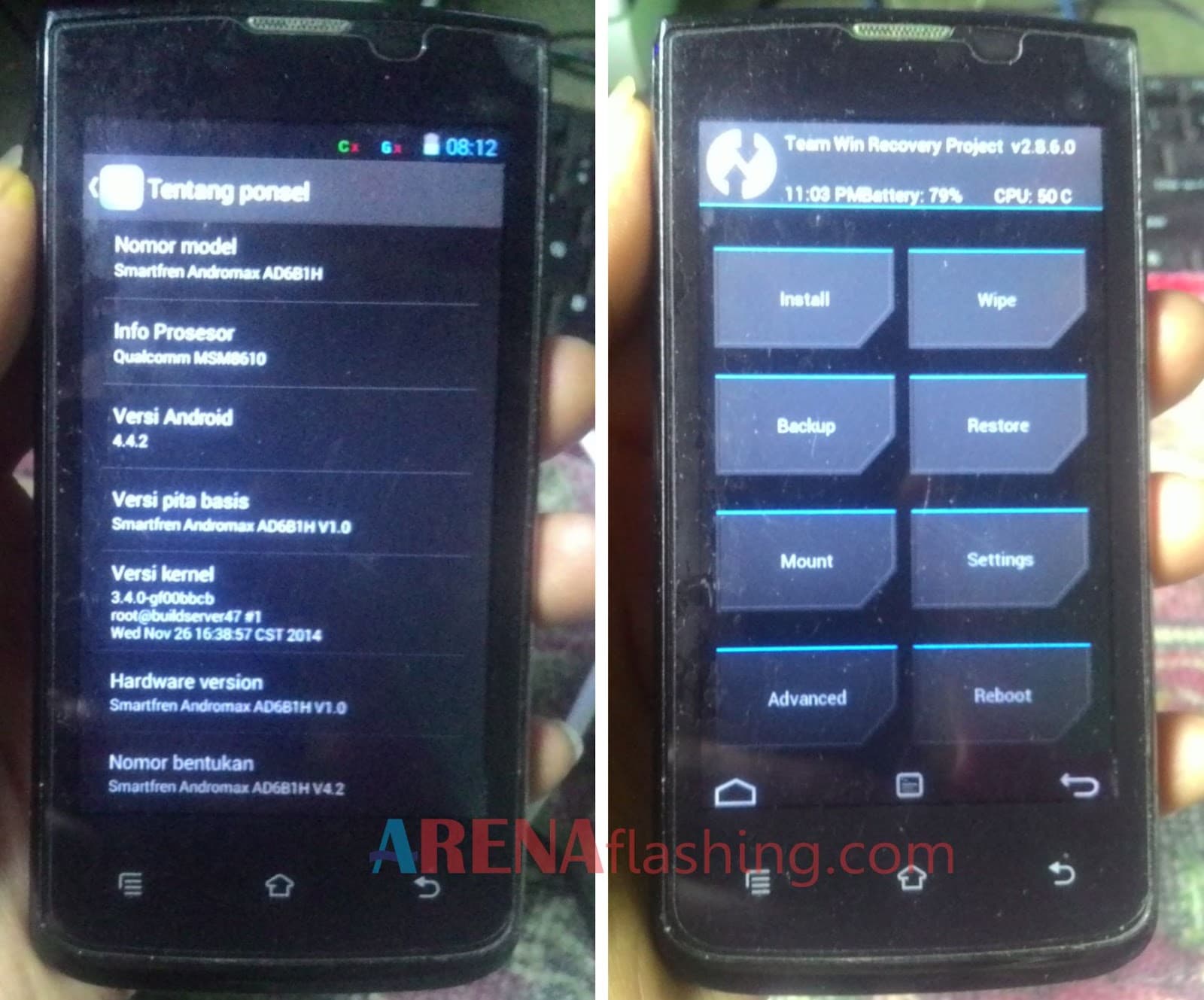 stock rom andromax a via twrp